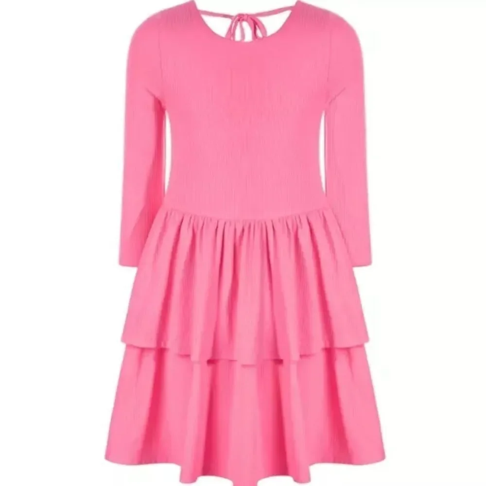 Epic Threads Big Girls Ribbed-Knit Tiered Ruffled Dress Sweetheart Size L